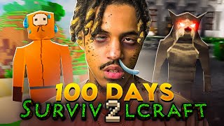 Tortured for 100 Days in Survivalcraft 2 😭 Cruel Mode [upl. by Whitford497]