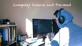 Study With Me Computer Science and Premed [upl. by Enilatan]