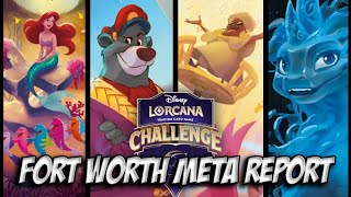 LORCANA CHALLENGE FORT WORTH META REPORT BEST DECKS  RUBY AMETHYST WINS AGAIN amp AMBER RETURNS [upl. by Aihsekal]