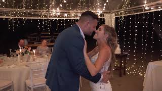 Bride and Grooms BEAUTIFUL First Dance at their Wedding  Costa Rica Destination Wedding [upl. by Ewald]