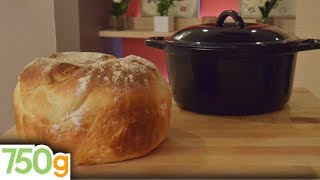 Recette du Pain en cocotte  750g [upl. by Nniw785]