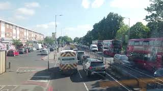 London Two Decker Bus Ride Hayes amp Harlington Harrow UK [upl. by Idnar]