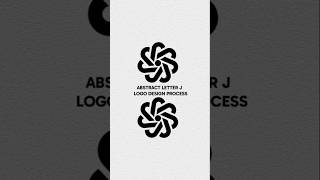 Abstract Logo Design Process  Adobe Illustrator Logo Design Tutorial  Letter J Logologo design [upl. by Adnal]