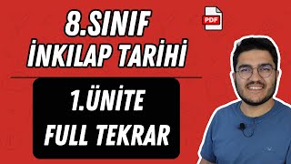 8Sınıf İnkılap Tarihi 1Ünite Full Tekrar [upl. by Zil261]