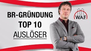 Betriebsrat gründen Die 10 häufigsten Auslöser zur Betriebsratsgründung  Betriebsrat Video [upl. by Aninnaig]