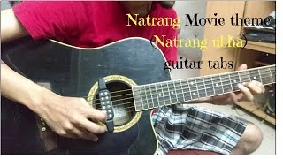 Natrang theme Guitar Tabs Natrang Ubha [upl. by Aleydis]