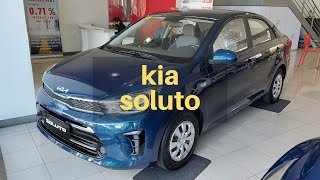 2022 Kia Soluto LX in Blue Stream  Walkaround Tour Philippines [upl. by Ilbert]