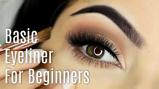 Beginners Eyeliner Makeup Tutorial  How To Apply Eyeliner [upl. by Christoffer]