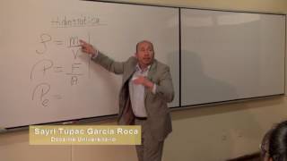 Física Hidrostática CEPRU UNSAAC Sayri Tupac Garcia Roca [upl. by Treharne]