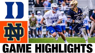 1 Notre Dame vs 3 Duke Lacrosse Highlights  2024 College Lacrosse  NCAA Lacrosse [upl. by Zita]