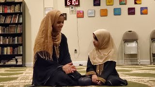 💕💖A Day with Maryam and Fatima at the Masjid with Salah and Dua [upl. by Airdnalahs47]