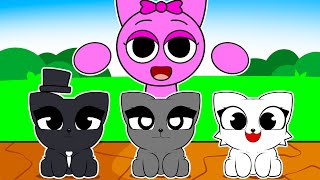 Transformei os Sprunki em GATINHOS no Roblox [upl. by Roe999]