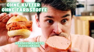 Leberkäse und Fleischkäse Zuhause selber machen  Ohne Kutter oder Farbstoffe [upl. by Acino466]