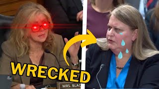 Viral Marsha Blackburn Destroys Biden Official Putting Kids at Risk [upl. by Leirua]