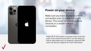 How to Activate an eSIM through iOS Settings  Verizon Business [upl. by Niknar]