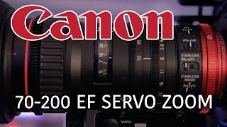 QUICK LOOK CANON COMPACTSERVO 70200mm T44 LENS [upl. by Erie]