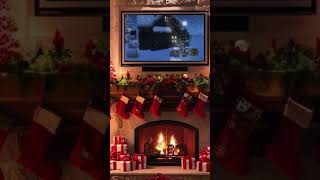 Cozy Christmas fireplace ambience christmas cozy fireplace asmr ambience holidays calm [upl. by Stacee628]