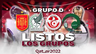 ASÍ QUEDÓ el SORTEO del MUNDIAL QATAR 2022 SIMULACIÓN [upl. by Davenport]