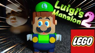 Is this the end Lego Luigis Mansion 2  Lego Luigi and Lego Mario Scary Haunted Toys in Real Life [upl. by Purdum]