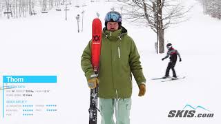 Thoms ReviewVolkl Mantra M6 Skis 2022Skiscom [upl. by Ogilvie]