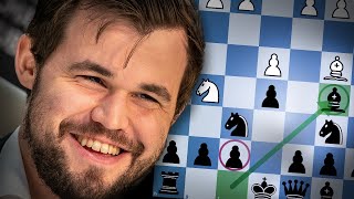 Magnus Carlsen plays the TRAXLER GAMBIT [upl. by Enninaej268]