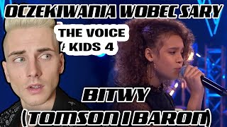 JAK ZAŚPIEWAŁA SARA EGWU JAMES 😱 OCENIAMY BITWY W DRUŻYNIE TOMSONA I BARONA 🔥 THE VOICE KIDS 4 ✌ [upl. by Llovera745]