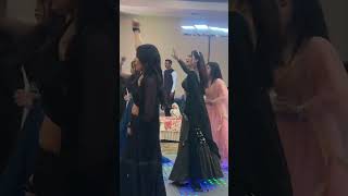 Bride and her sister dance never seen before wedding danceindian wedding dancedancesangeet dance [upl. by Amihsat]