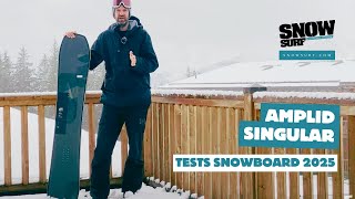 Test snowboard Amplid Singular 2025 [upl. by Philippine]