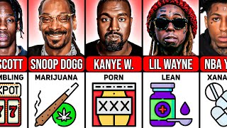 Famous Rappers Secret Addictions [upl. by Nahtaj]