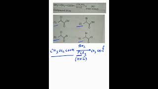 Hell volhard zelinsky Reaction organicchemistry jeemainchemistry [upl. by Ynobe]