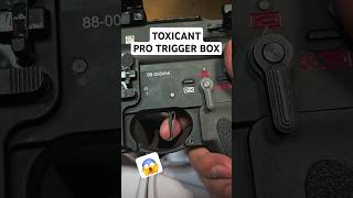 Toxicant pro trigger box Adjusted to feel like a HPA hair trigger toxicants airsoftgun airsoft [upl. by Ardnaiek]