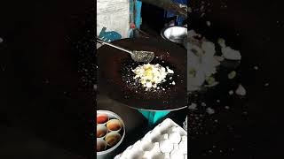 Masala fried egg street food shorts food [upl. by Carmon435]