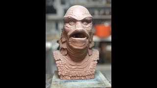 CREATURE FROM THE BLACK LAGOON 12 SCALE BUST [upl. by Shiekh146]