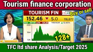 Tourism finance corporation of india share newstfc ltdtourism finance corporation Target 2025 [upl. by Nylcsoj]