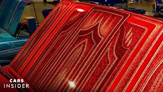 How LowRider Graphics Are Painted On Cars  Insider Cars [upl. by Stevie496]