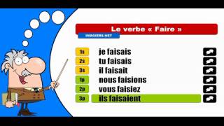 La conjugaison du verbe Faire  Indicatif Imparfait [upl. by Grannias]