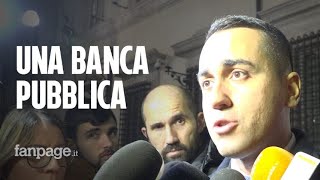 Banca popolare di Bari Di Maio quotCon nostro intervento la banca diventa degli italianiquot [upl. by Eselahc]