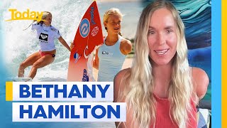 Major milestone for shark survivor Bethany Hamilton  Today Show Australia [upl. by Jemima]