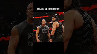 Unexpected team Combo 😱  Goldberg and Roman Reigns 🔥wwe [upl. by Dennis]