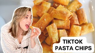 Air Fryer Pasta Chips Recipe [upl. by Prior]