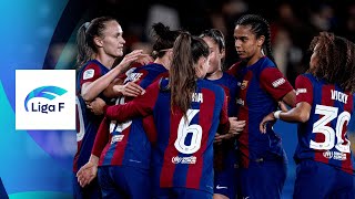 HIGHLIGHTS  Barcelona vs Eibar Liga F 202324 Matchday 11 [upl. by Becky]