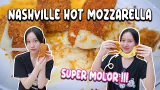 MOZZARELLA NYA MOLOR MINTA AMPUN  BIKIN NASHVILLE HOT MOZZARELLA STICK SENDIRI [upl. by Atilegna]