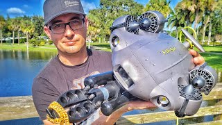 This Underwater Robot Helped us Recover a Stolen Backpack Fifish V6 [upl. by Cyn]