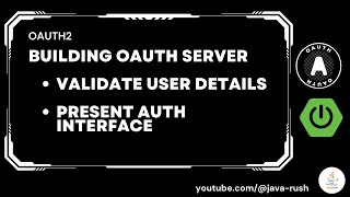 How to Build Authorization Server Handling Login Request and Displaying Authorization Interface [upl. by Rialc]