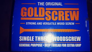 Screwfix gold screw review [upl. by Oirtemed439]