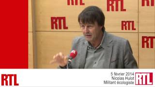 Nicolas Hulot  quotJe suis certain quon ne bougera pas sur le gaz de schiste en Francequot  RTL  RTL [upl. by Ettevroc56]