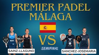 P1 MALAGA QATAR AIRWAYS PREMIER PADEL TOUR 2024 SEMIFINAL SANCHEZ JOSEMARIA VS SAINZLLAGUNO [upl. by Loos]