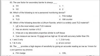 Practice Test RadBio and Radiation Protection Part 2 [upl. by Eenolem]