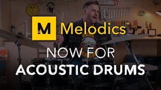 Introducing Melodics for Acoustic Drums The interactive app to learn drums [upl. by Ynafets]