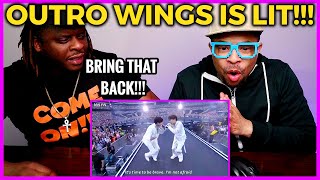 BTS Outro Wings REACTION Lyrics Review and Live Stage [upl. by Rohpotsirhc]